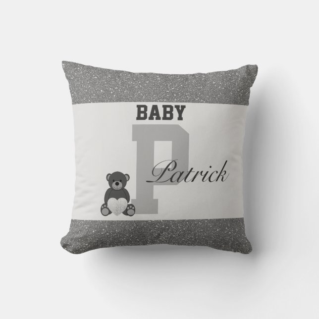 Almofada Travesseiros personalizados da tipografia (Frente)