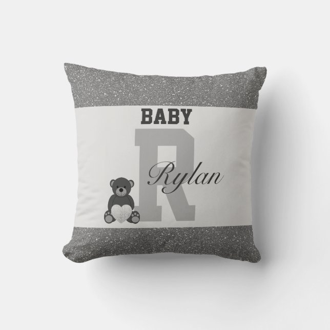 Almofada Travesseiros personalizados da tipografia (Frente)