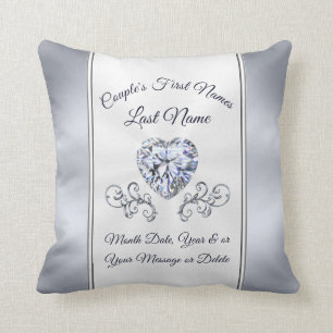 Almofada Travesseiros personalizados diamante para o