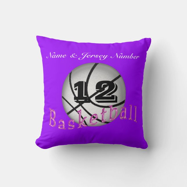 Almofada Travesseiros personalizados do basquetebol com (Frente)