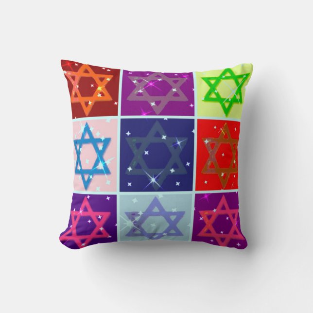 Almofada TRAVESSEIROS pop ART DESIGNER - JUDAICA - PRESENTE (Frente)