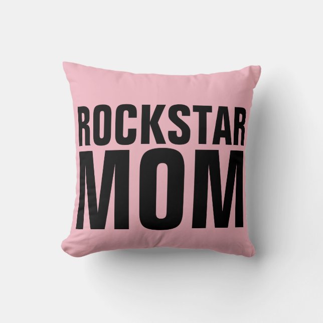 ALMOFADA TRAVESSEIROS ROCKSTAR MOM (Frente)