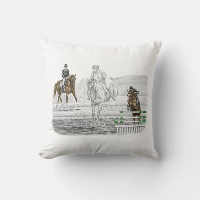 Almofada Treinamento em Combinação de Cavalos de Eventos de (Frente)