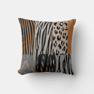 Almofada Trendy Animal Printed Zebra Stripe Travesseiro