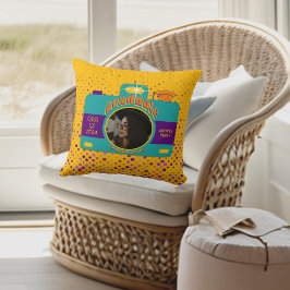 Almofada Trendy Boho - Foto Colorida do Formando de Arte Re