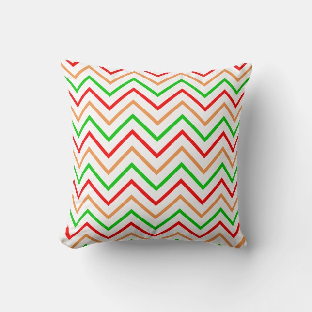 Almofada Trendy Bright Chevron Pattern (Frente)