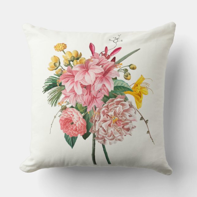 Almofada Trendy Chic elegant Travesseiro decorativo Floral (Frente)