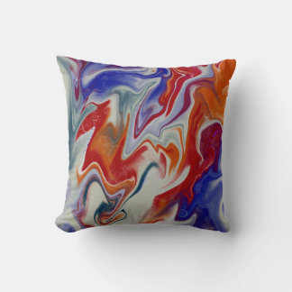 Almofada Trendy Orange marbling design