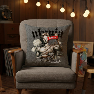 Almofada Trendy Urban Graffiti Throw Pillow