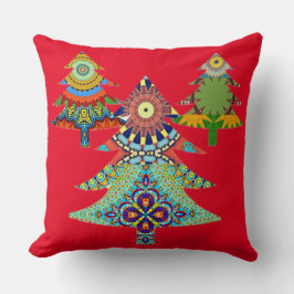 ALMOFADA TRÊS ÁRVORES DE FERIADO