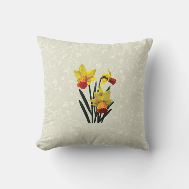 Almofada Três Daffodils (Frente)
