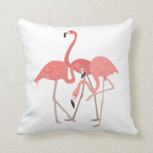Almofada Três Flamingos Tropical