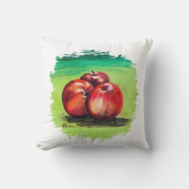 Almofada Três Maçãs Vermelhas (Frente)
