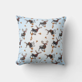 Almofada Três Reindeers de Natal