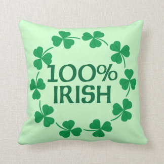Almofada Trevos irlandeses de 100%