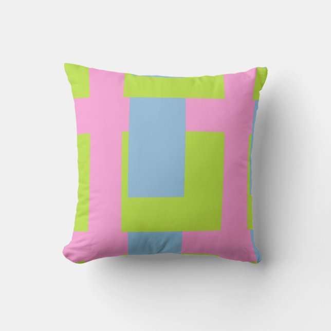 Almofada Tri Color Throw Pillow (Frente)