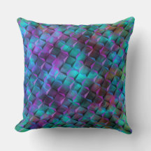 Triângulos azuis ou cor-de-rosa com quadrados 3D