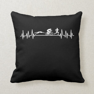 Almofada Triathlon heartbeat Natação de bicicleta esporma