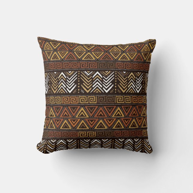 Almofada Tribal Boho Geométrica (Frente)