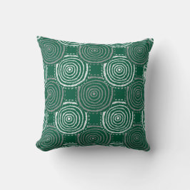 Almofada Tribal Circle Pattern Throw Pillow