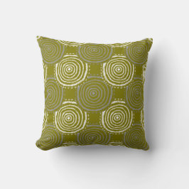 Almofada Tribal Circle Pattern Throw Pillow