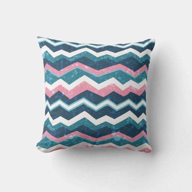 Almofada Tribal ethnic hand drawn seamless pattern (Frente)