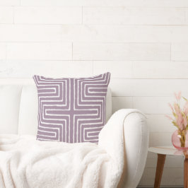 Almofada Tribal Maze Mud Cloth Pattern African