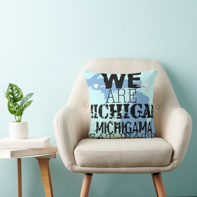 Almofada Tribal Michigan Michigama Excelente Watts Up North (Cadeira)