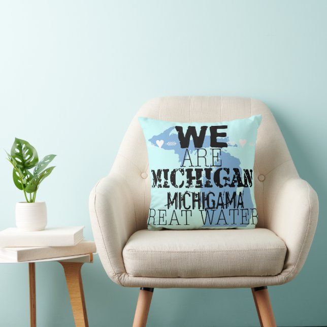 Almofada Tribal Michigan Michigama Excelente Watts Up North (Cadeira)