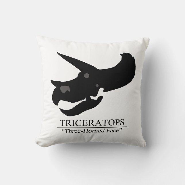Almofada Triceratops Skull (Frente)