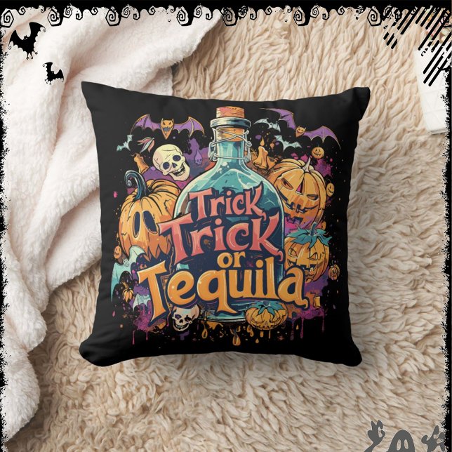 Almofada Trick or Tequila | ExDesigner | Halloween (Criador carregado)
