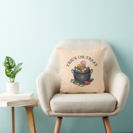 Almofada Trick ou Tratar Caldeirão Docente