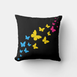 Almofada Trilha da Borboleta do Orgulho Pansexual