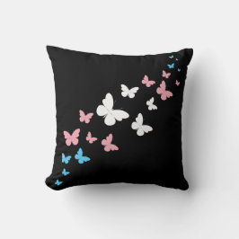 Almofada Trilha da Borboleta do Orgulho Transgênero