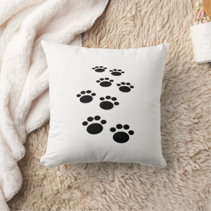 Almofada Trilha de Pata de Animal de Desenho Animado Fofo
