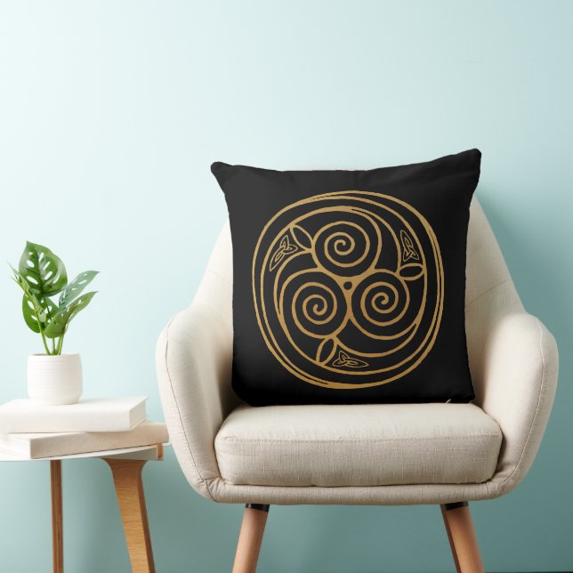 Almofada Triple Celtic Knot Swirl Mandala (Cadeira)