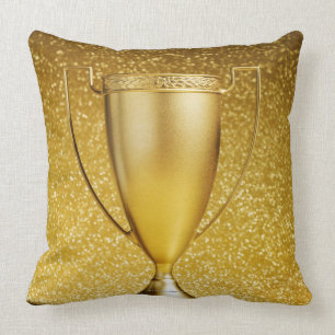 Almofada Troféu Dourado do copo