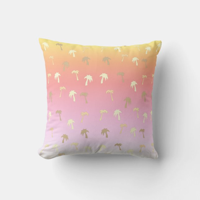 Almofada Tropical Amarelo-Ouro-Bonita (Frente)