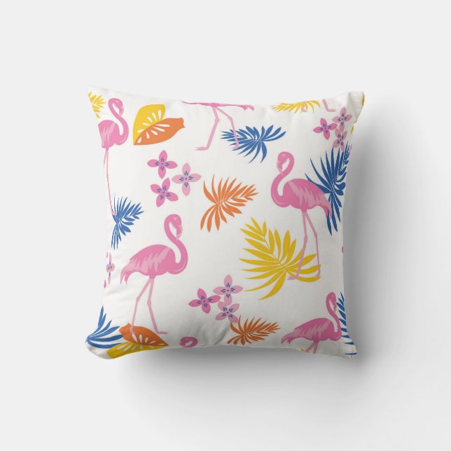 Almofada Tropical Flamingo Bliss (Frente)