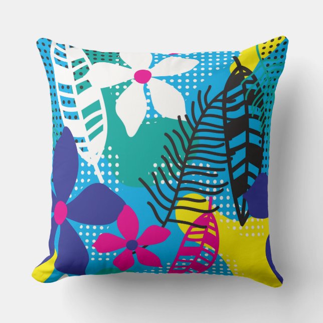 Almofada Tropical Floral (Frente)
