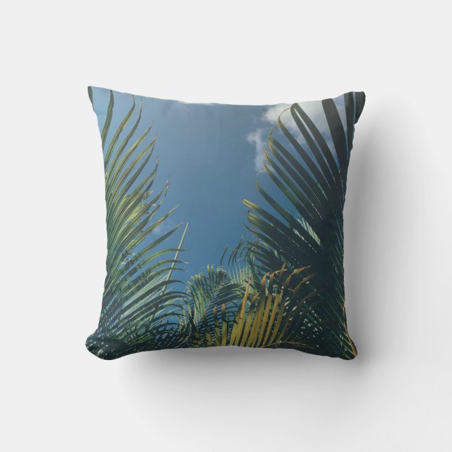 ALMOFADA TROPICAL PALM LEAVES (Frente)