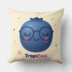 Almofada TropiCool Blueberry - Travesseiro decorativo de Fr