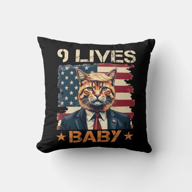 Almofada Trump 9 Lives Baby (Frente)