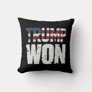 Almofada Trump Ganhou 47º Presidente dos EUA Ganhou Eleição