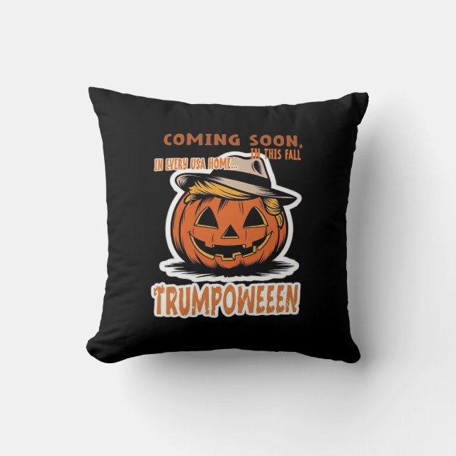 Almofada Trumpkin Pumpkin do Donald - Clássico do Halloween (Frente)