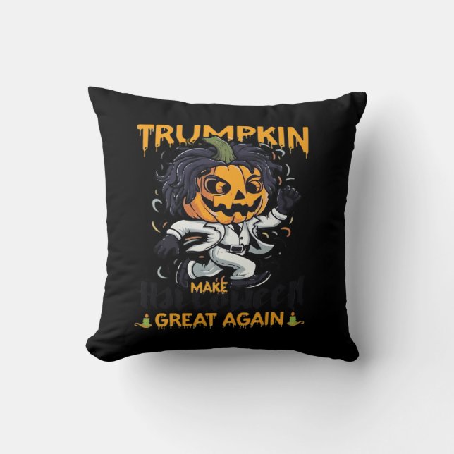 Almofada Trumpkin Torna O Excelente De Halloween Mais Uma V (Frente)