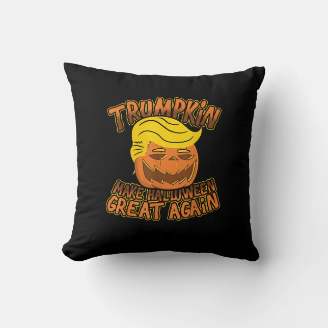 Almofada Trumpkin Torna O Excelente De Halloween Novamente  (Frente)