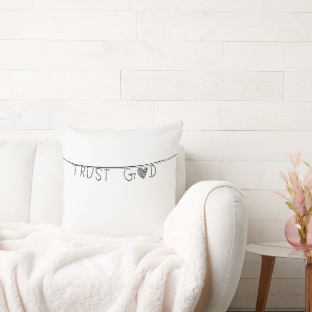 Almofada Trust God (Sofá)