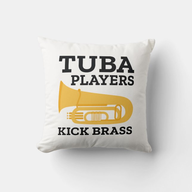 Almofada Tuba Players Kick Brass (Frente)
