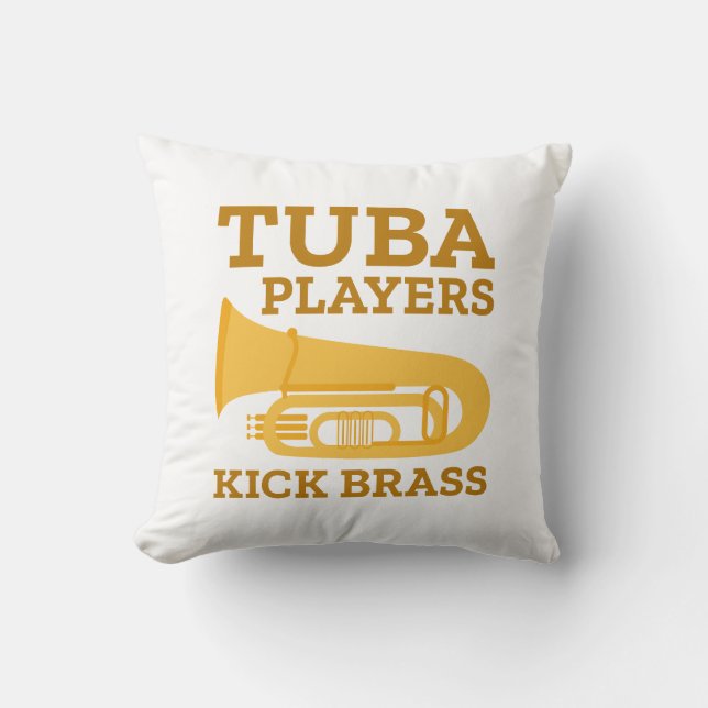 Almofada Tuba Players Kick Brass (Frente)